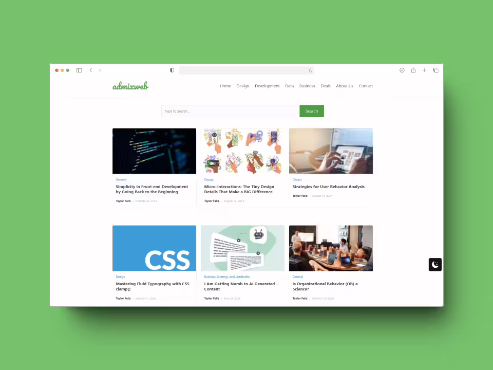Redesigning Admix Web for Better UX and Performance