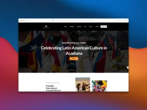 Screenshot of the new ACLA's website.