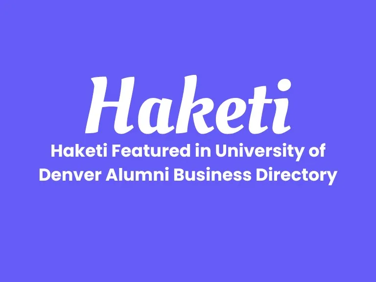 Haketi Featured in University of Denver Alumni Business Directory