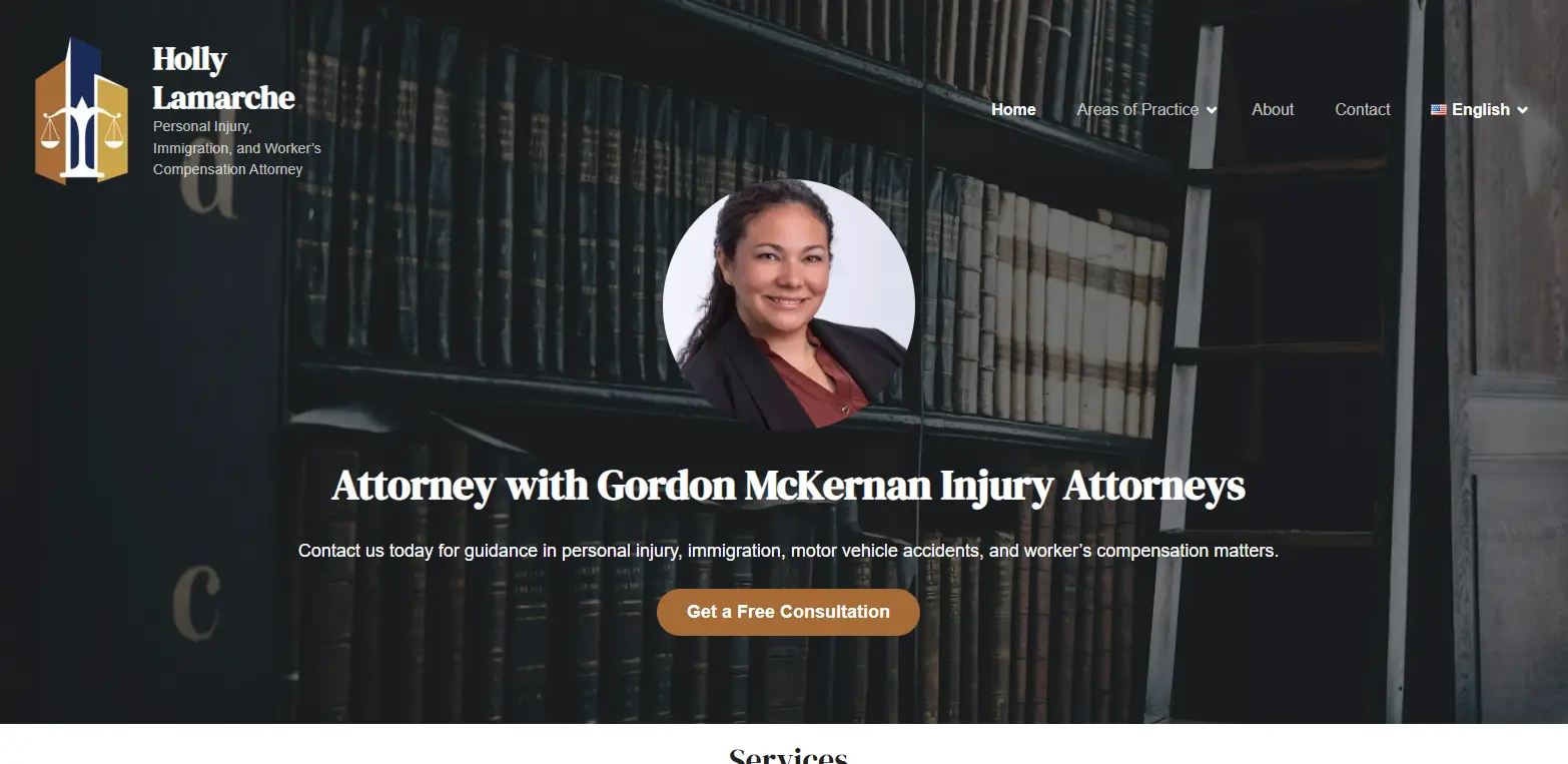 Attorney Holly Lamarche's website.