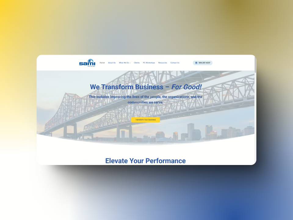 We Redesigned the Website for SAMI | Haketi We Redesigned the Website for SAMI