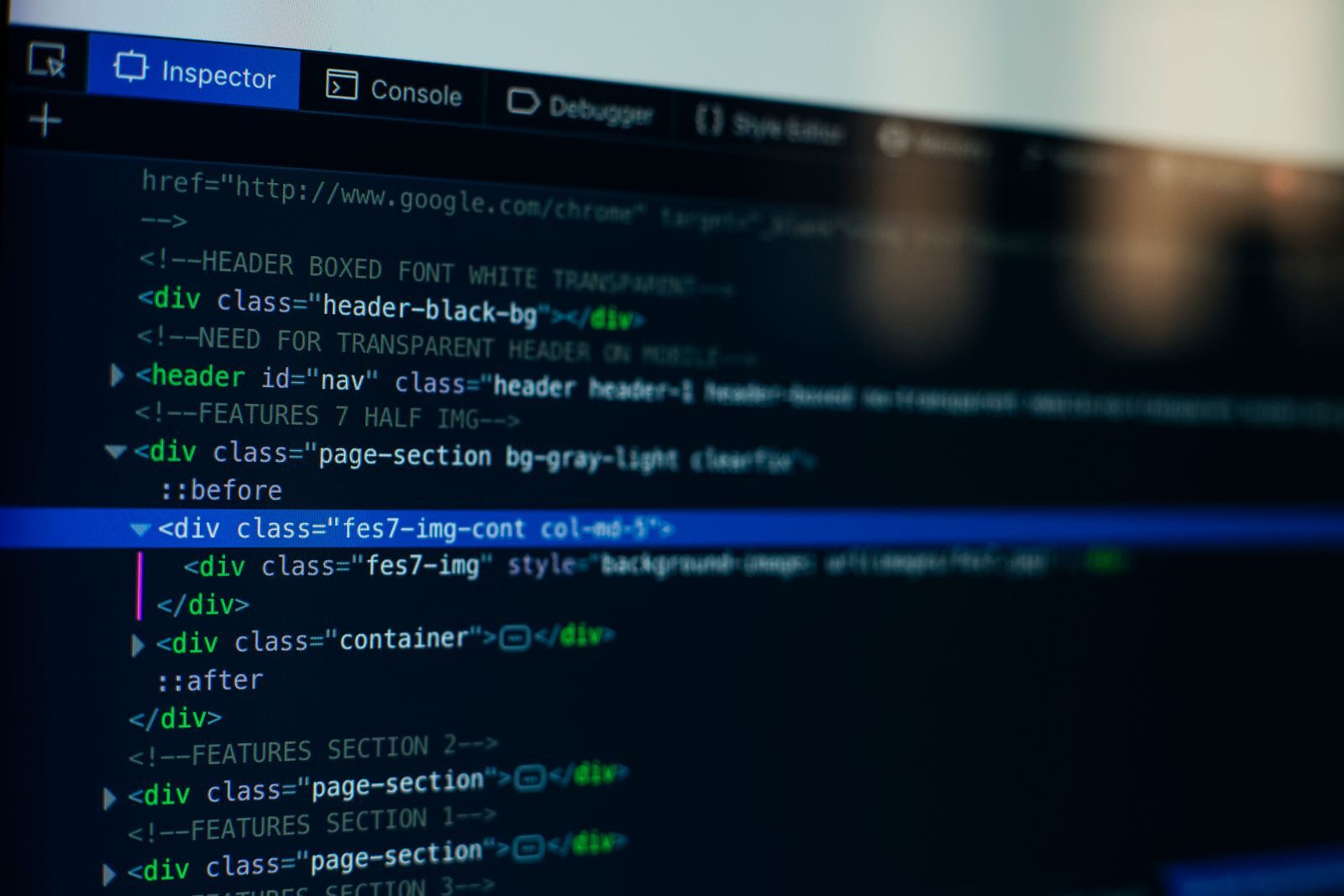 The Static Site “Renaissance” Is Just a Return to Common Sense | Haketi Detailed view of HTML code on a computer screen, ideal for tech and software development themes.
